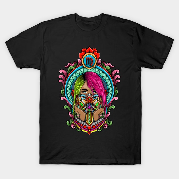 Zodiac VIRGO Pop Art Series T-Shirt by ZODIAC HOLIC